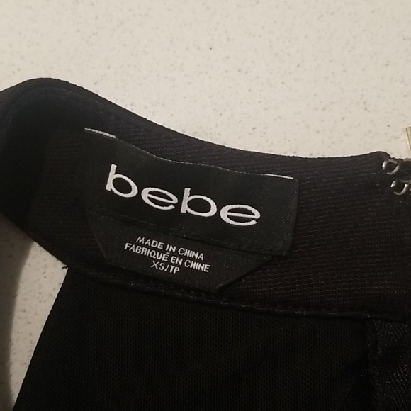 bebe crop top with mesh inserts - Picture 8 of 9